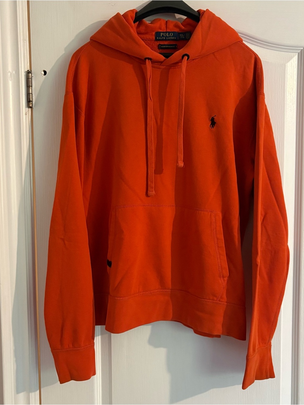 Polo by Ralph Lauren Orange Hooded Pullover Sweatshirt